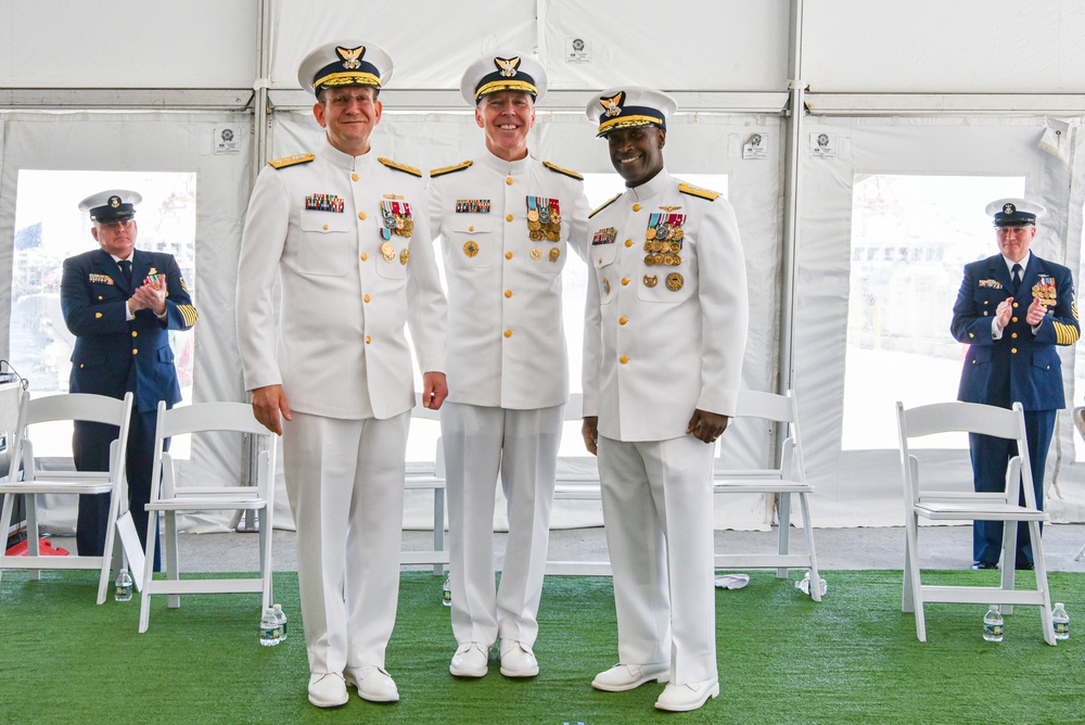 First Coast Guard District Change of Command Ceremony for Rear Adm. Michael Platt