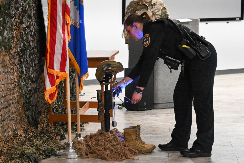28th Security Forces Squadron hosts final guard mount ceremony during Police Week