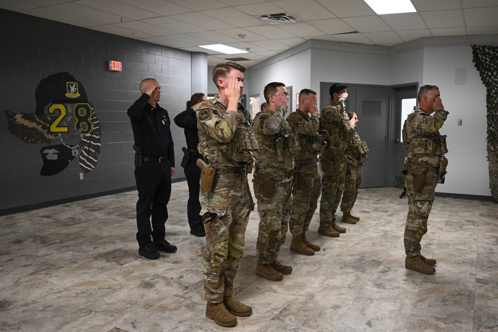 28th Security Forces Squadron hosts final guard mount ceremony during Police Week
