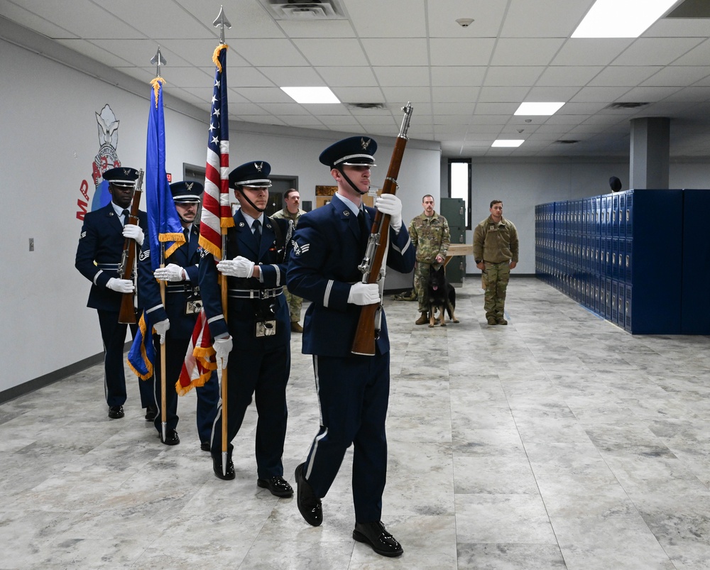 28th Security Forces Squadron hosts final guard mount ceremony during Police Week