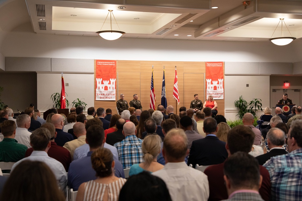 Lt. Col. Todd Mainwaring assumes command as the USACE Charleston District’s 91st District Engineer and commander