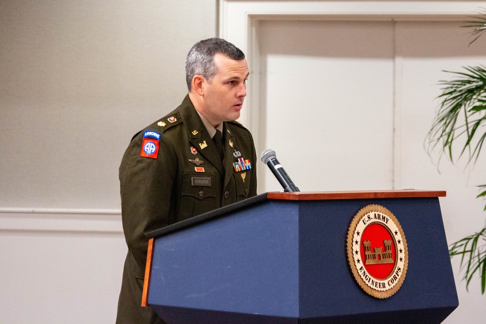 Lt. Col. Todd Mainwaring assumes command as the USACE Charleston District’s 91st District Engineer and commander