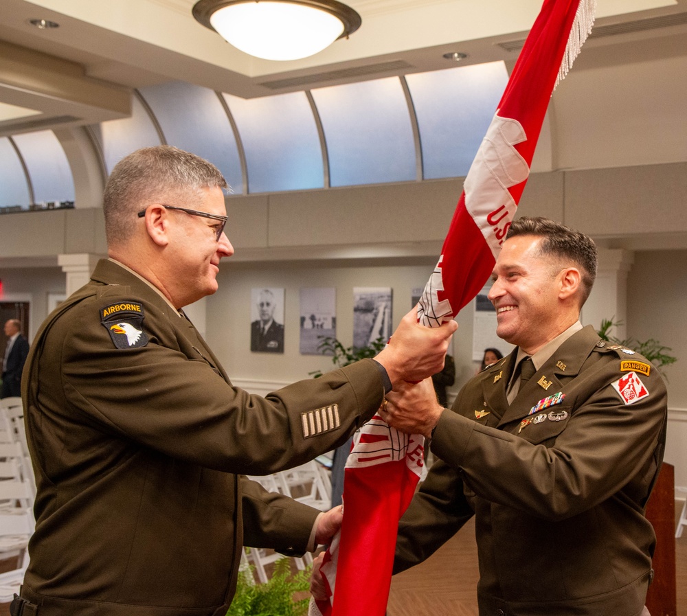 Lt. Col. Todd Mainwaring assumes command as the USACE Charleston District’s 91st District Engineer and commander
