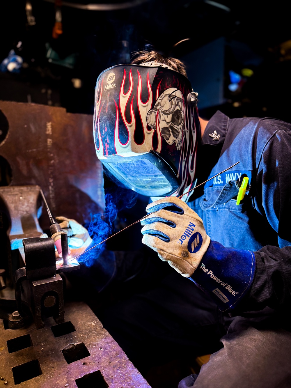 Welding Aboard USS New York