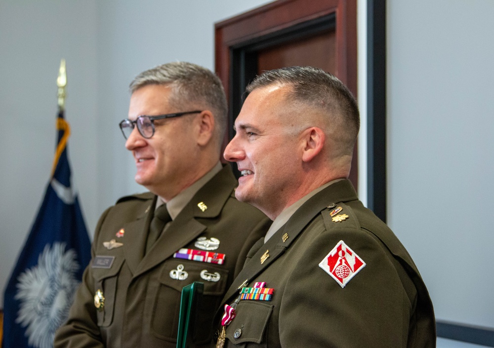 Lt. Col. Todd Mainwaring assumes command as the USACE Charleston District’s 91st District Engineer and commander