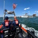 Coast Guard Conducts Person-in-the-Water Drill Aboard Cutter Melvin Bell
