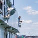Coast Guard Conducts Person-in-the-Water Drill Aboard Cutter Melvin Bell
