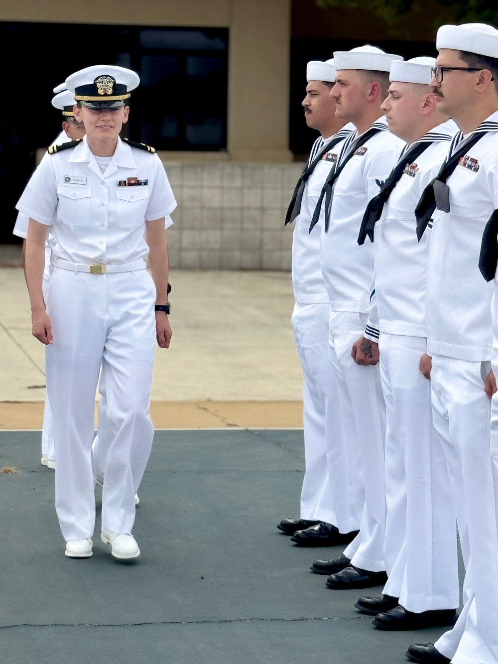 DRESS WHITE INSPECTION - DET ANTARCTICA