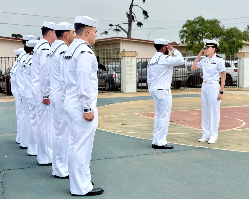 DRESS WHITE INSPECTION - DET ANTARCTICA