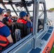 Coast Guard and Auxiliary Support Tri for a Cure Swim Safety in Portland Harbor