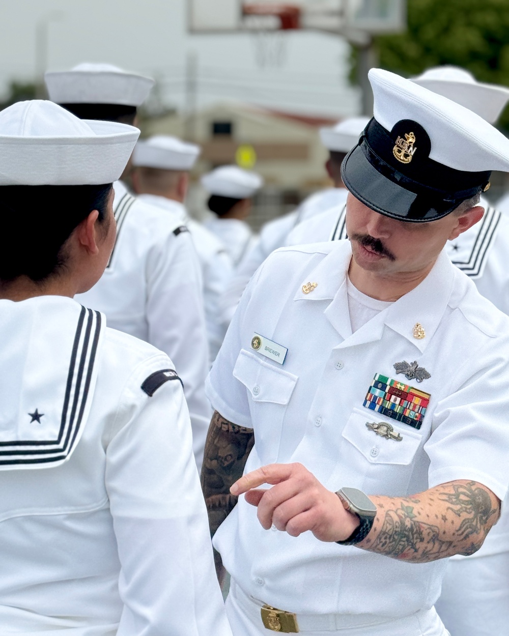 DRESS WHITE INSPECTION - DET ANTARCTICA
