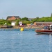 Coast Guard and Auxiliary Support Tri for a Cure Swim Safety in Portland Harbor