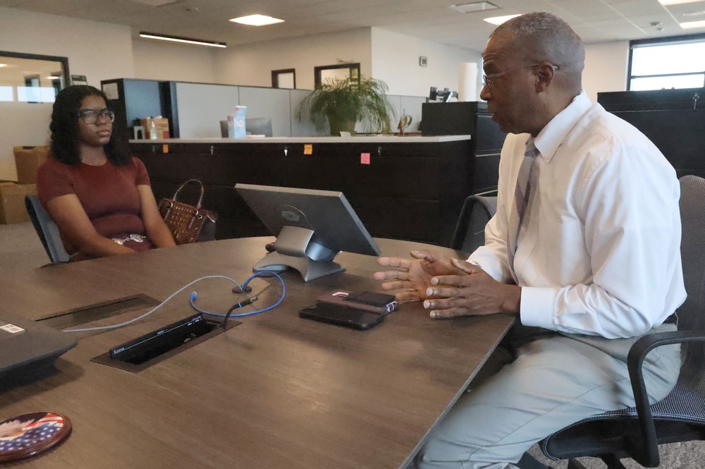Mobile District hosts job shadow opportunity for local teen