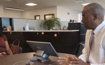 Mobile District hosts job shadow opportunity for local teen