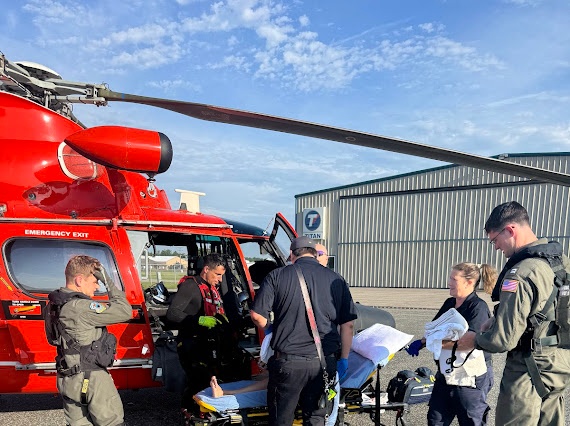 Coast Guard rescues person in the water near Port Huron, Michigan