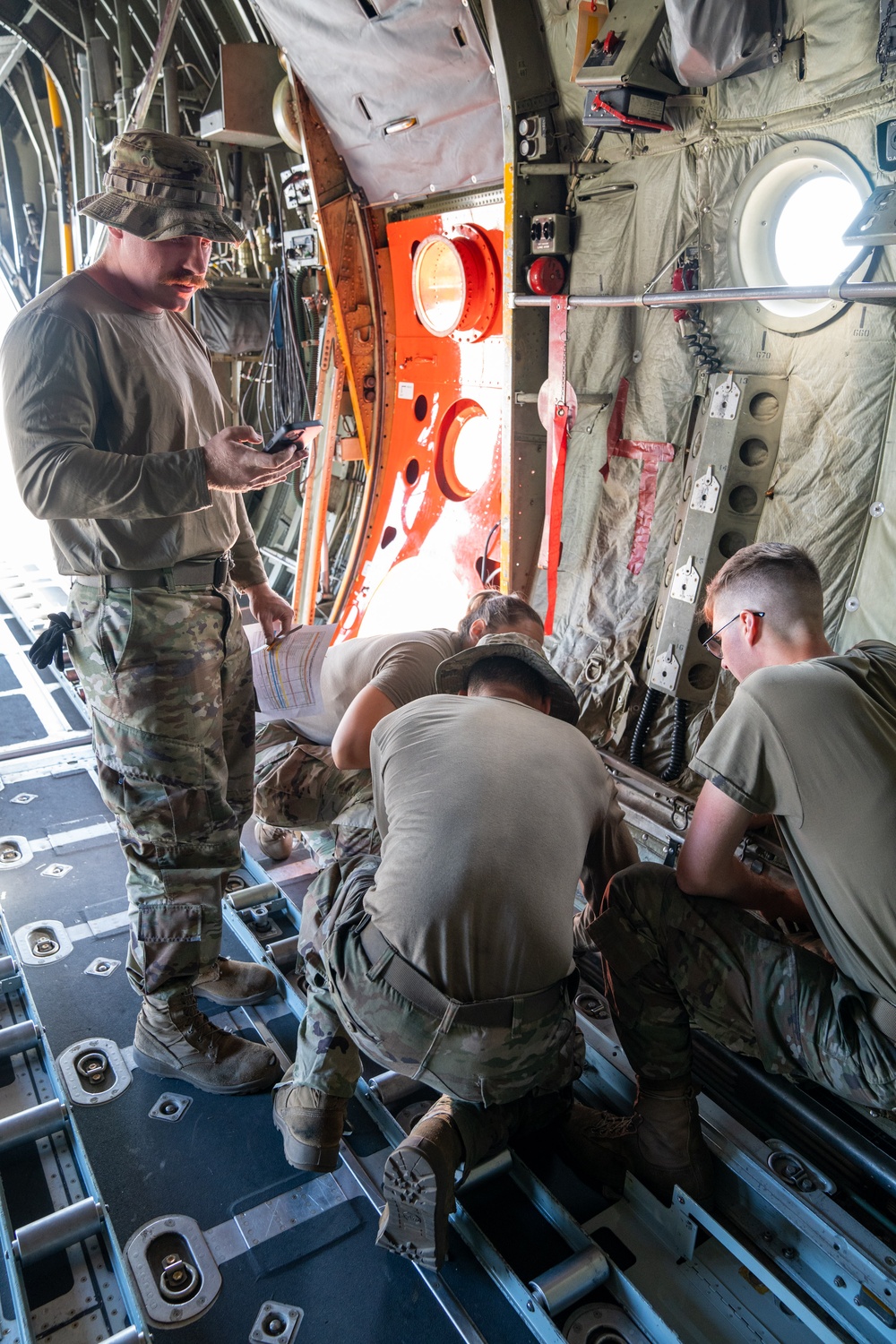 152nd Airlift Wing Modular Airborne Fire Fighting Aircraft and associated personnel activated for firefighting in the Western United States July 14, 2025