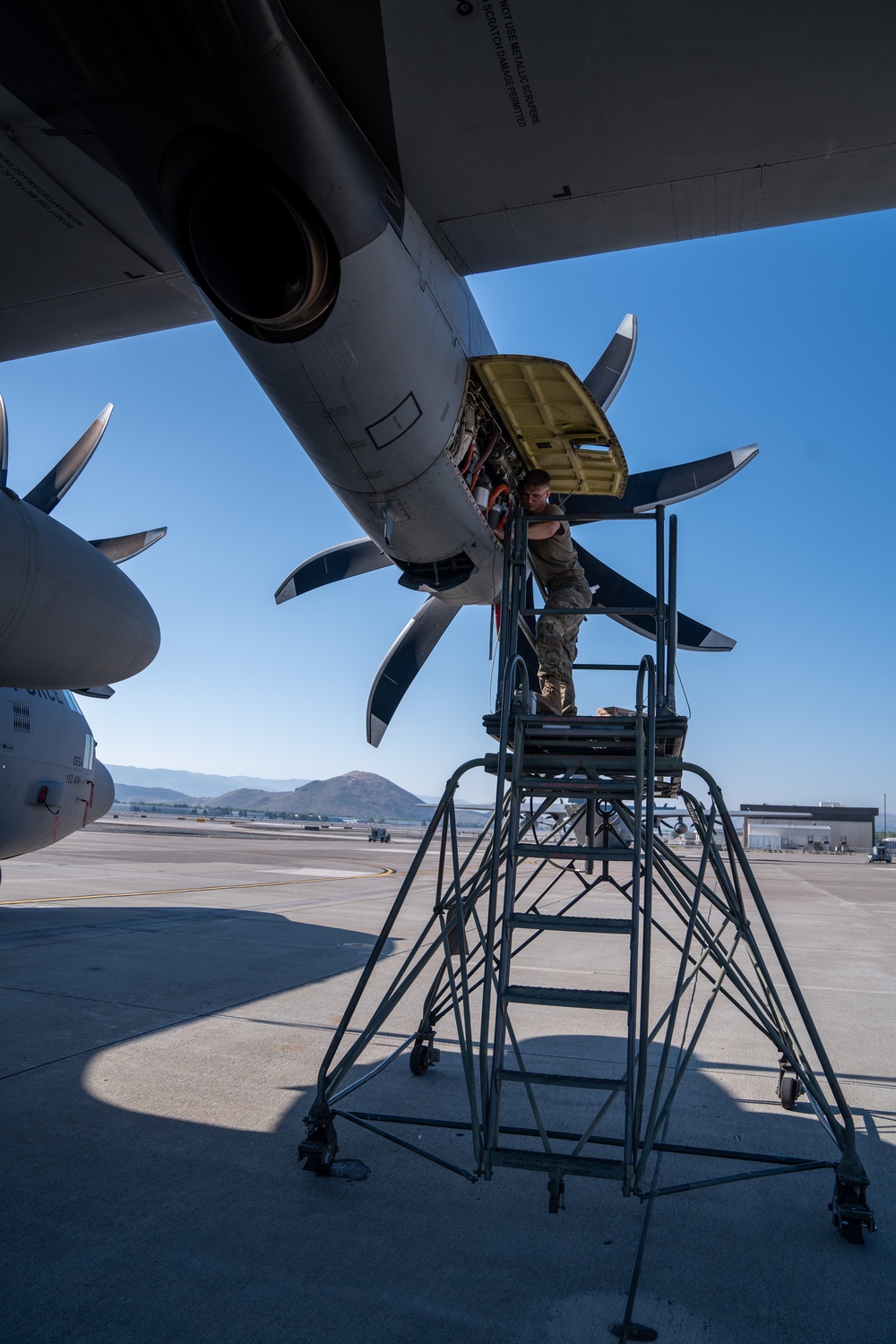 152nd Airlift Wing Modular Airborne Fire Fighting Aircraft and associated personnel activated for firefighting in the Western United States July 14, 2025
