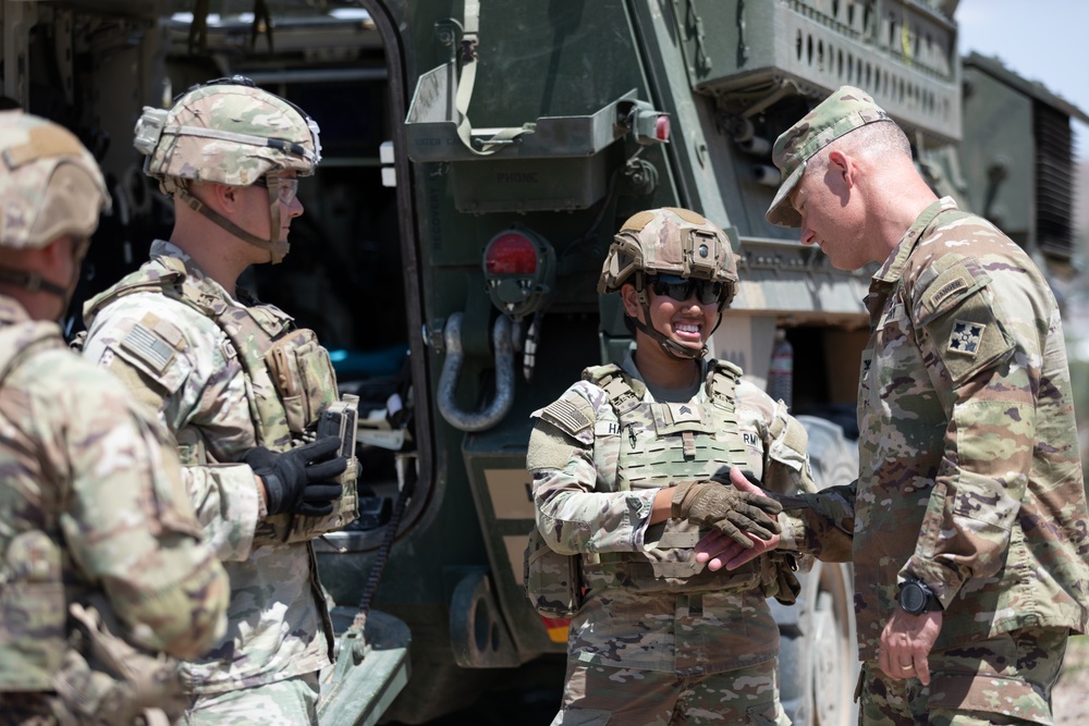 Col. Hugh Jones visits Soldiers conducting detection and monitoring operations