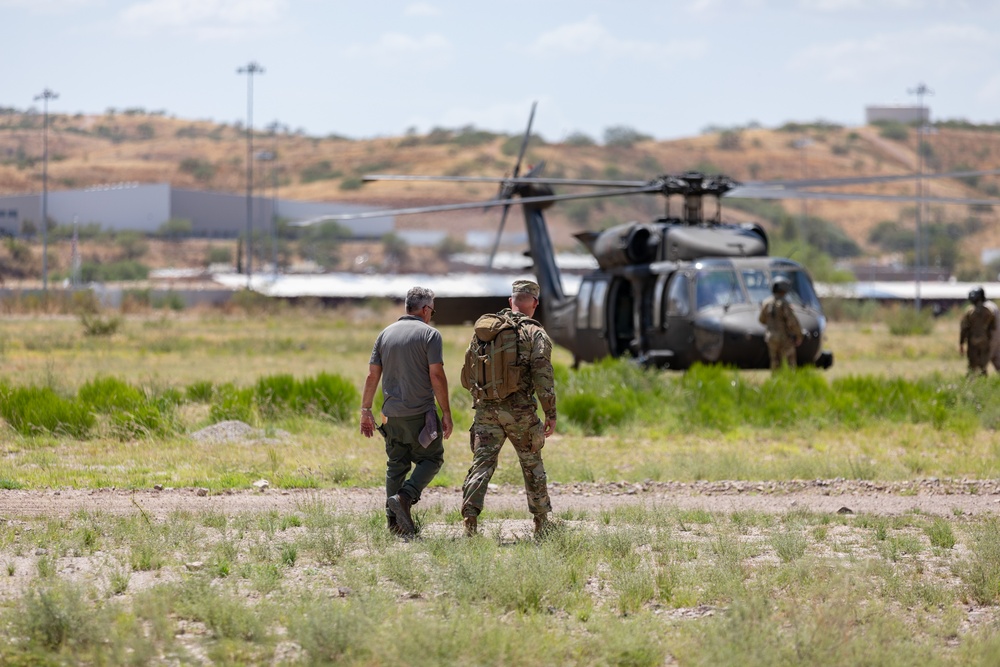 Col. Hugh Jones visits Soldiers conducting detection and monitoring operations