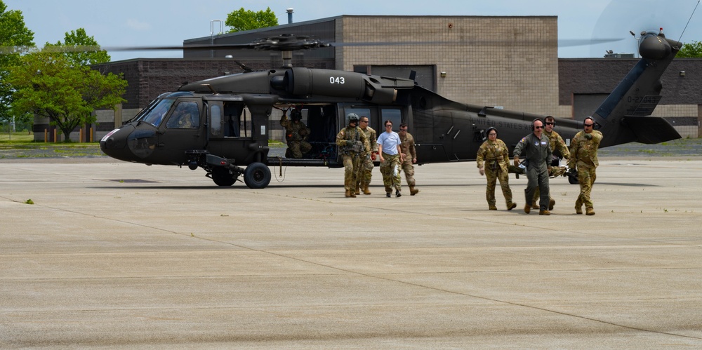 NY Army and Air Guard conduct joint medical evacuation exercise