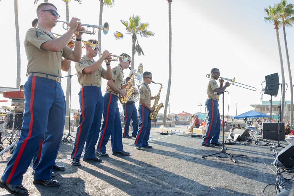 Marine Band San Diego Performs at Imperial Beach