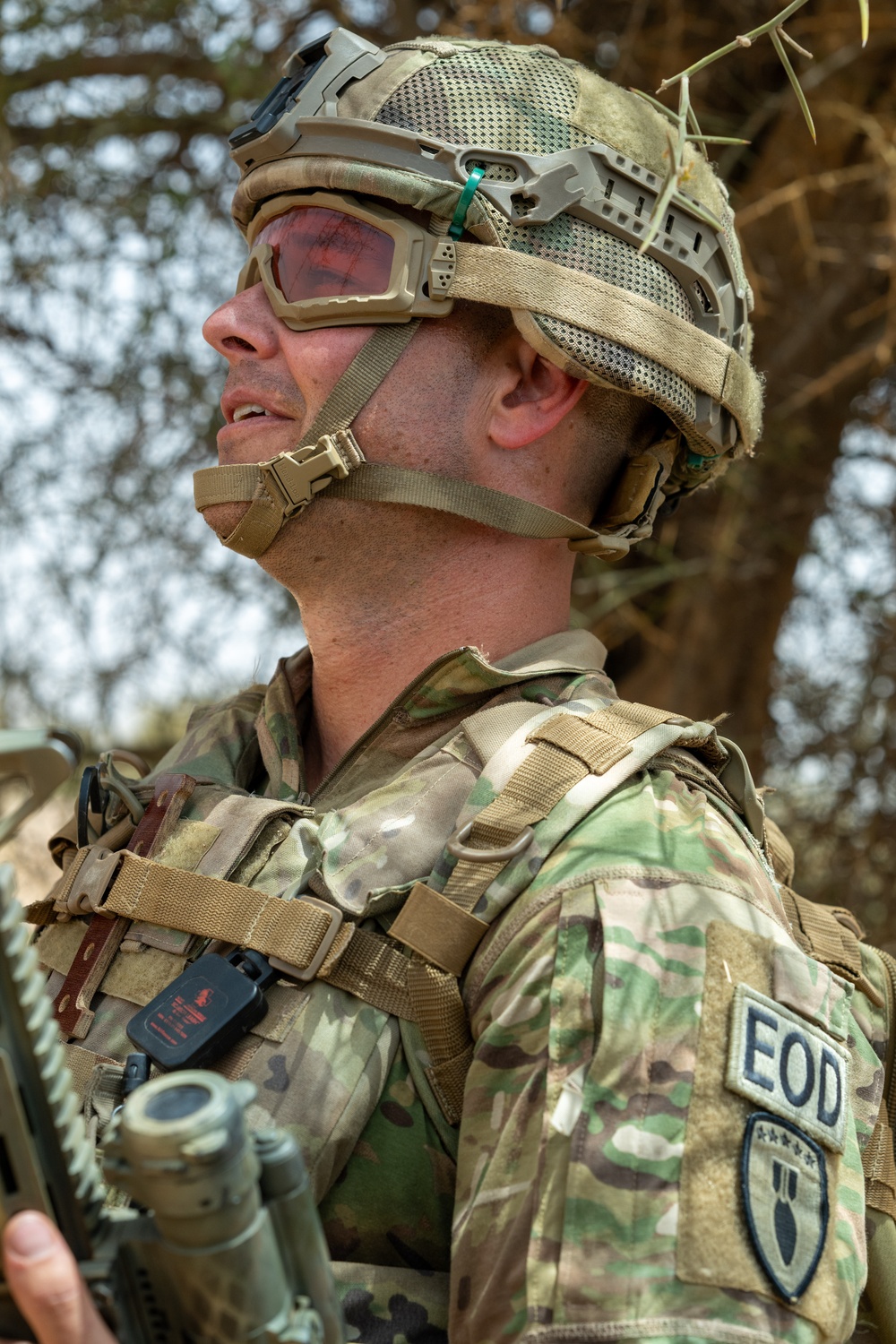Explosive Ordnance Disposal techs train with multinational troops at Exercise African Lion