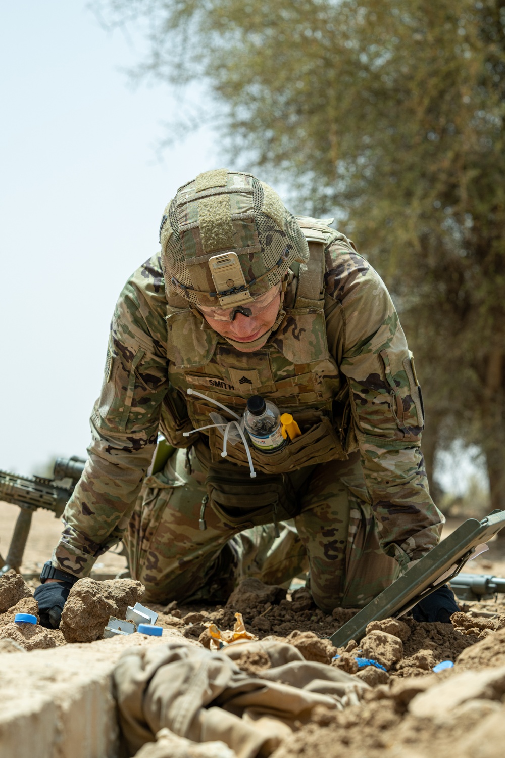 Explosive Ordnance Disposal techs train with multinational troops at Exercise African Lion
