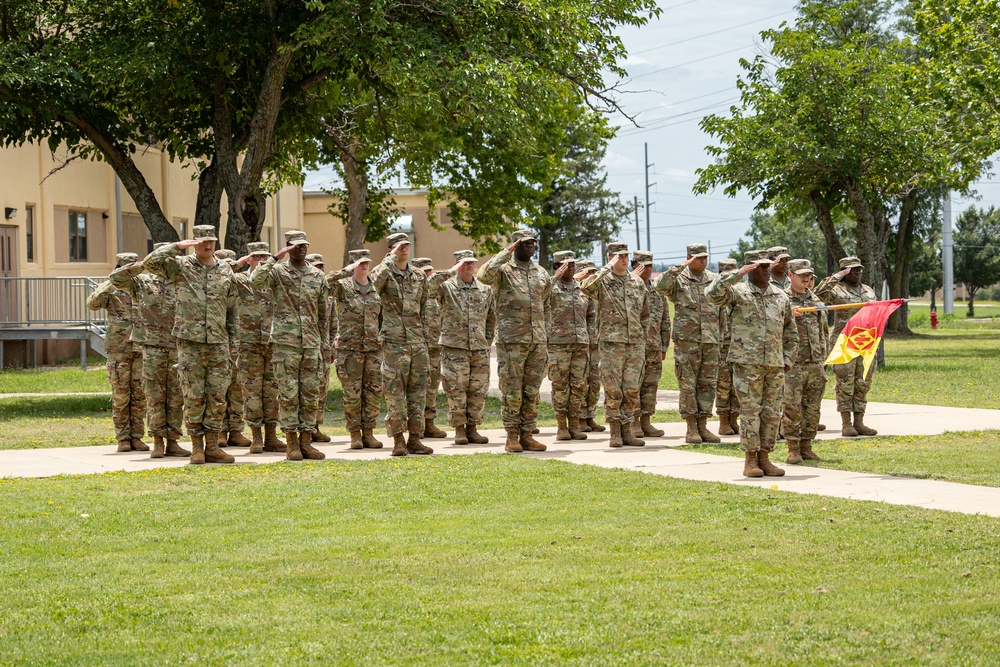 75th FAB HHB Change of Command Ceremony