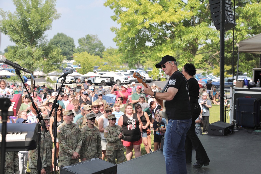 Gary Sinise and Lt. Dan Band Entertain Service Members and Families at Fort McCoy
