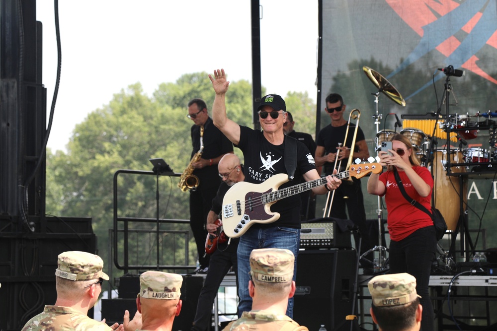 Gary Sinise and Lt. Dan Band Entertain Service Members and Families at Fort McCoy
