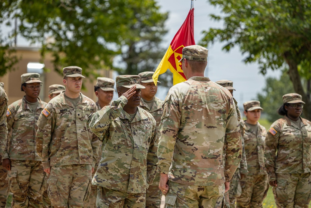 75th FAB HHB Change of Command Ceremony