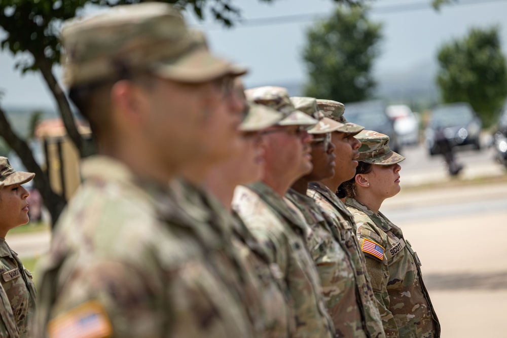 75th FAB HHB Change of Command Ceremony