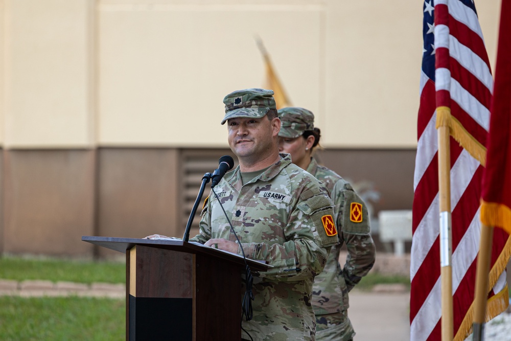 75th FAB HHB Change of Command Ceremony
