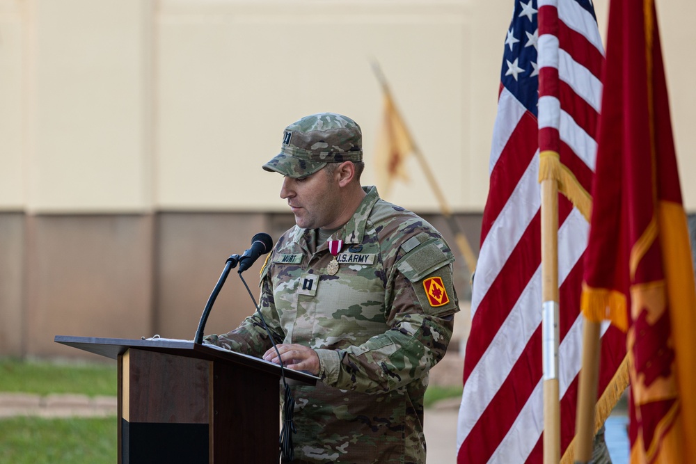 75th FAB HHB Change of Command Ceremony