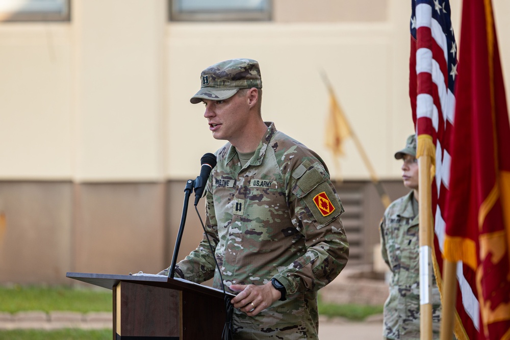 75th FAB HHB Change of Command Ceremony