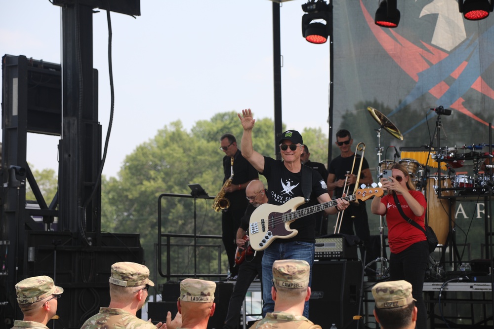 Gary Sinise and Lt. Dan Band Entertain Service Members and Families at Fort McCoy