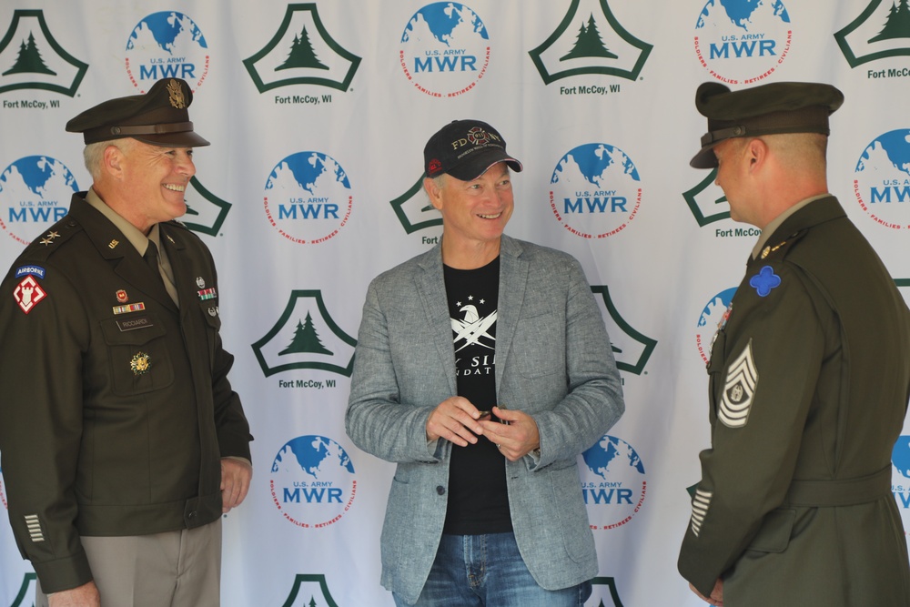 Gary Sinise and Lt. Dan Band Entertain Service Members and Families at Fort McCoy