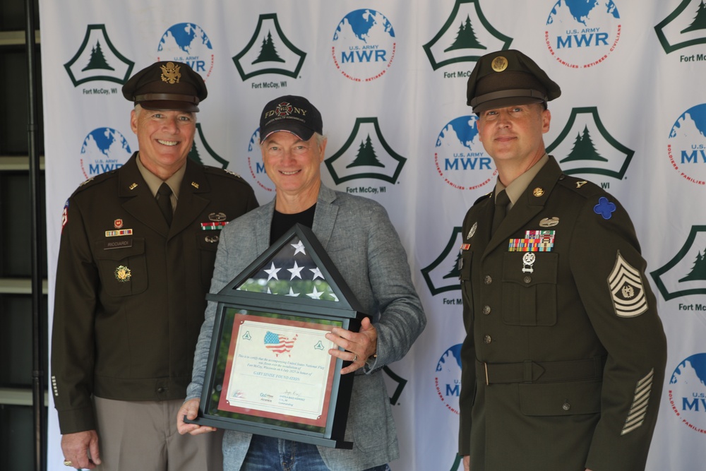 Gary Sinise and Lt. Dan Band Entertain Service Members and Families at Fort McCoy