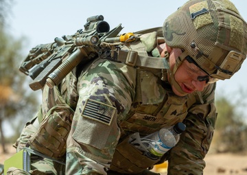 Explosive Ordnance Disposal techs train with multinational troops at Exercise African Lion