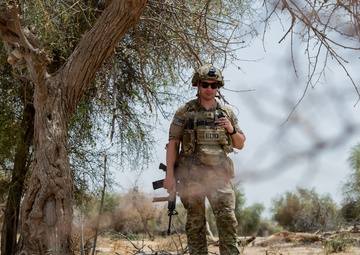 Explosive Ordnance Disposal techs train with multinational troops at Exercise African Lion