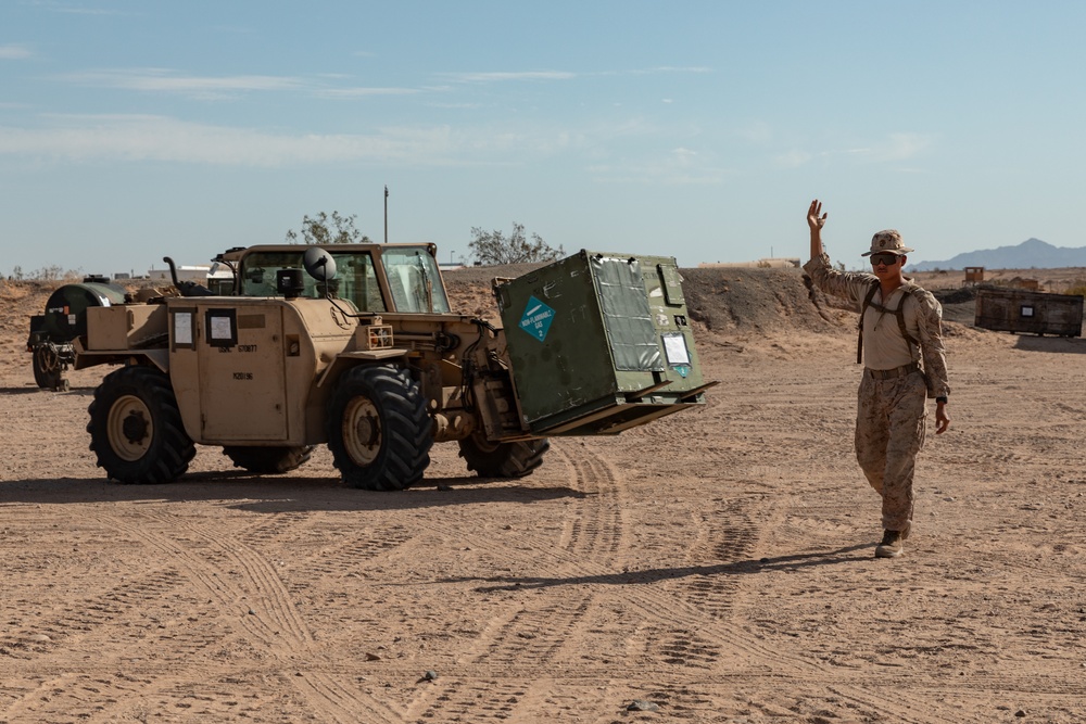 I Marine Expeditionary Force arrives in Yuma, Arizona