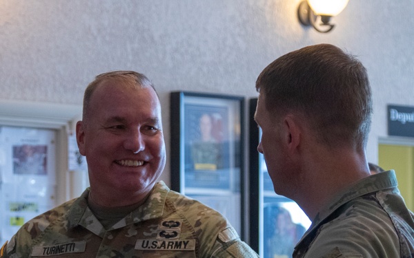 U.S. Army Maj. Gen. James Turinetti visits southern border Headquarters