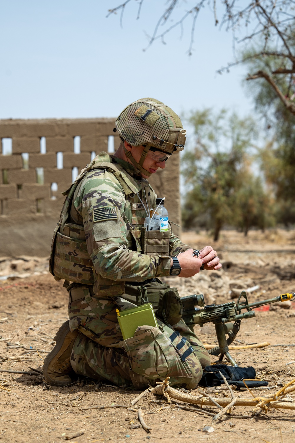 Explosive Ordnance Disposal techs train with multinational troops at Exercise African Lion