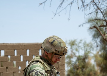 Explosive Ordnance Disposal techs train with multinational troops at Exercise African Lion