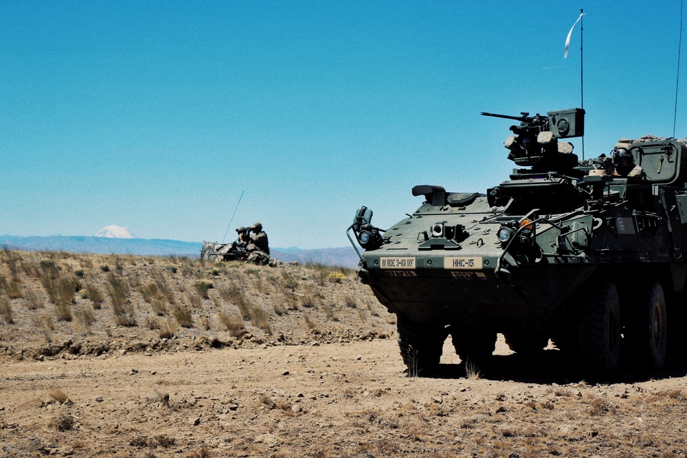 Washington Guard Scouts Hold Observation Post at Yakima Training Center