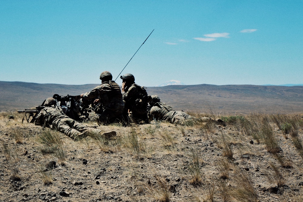 Washington Guard Scouts Hold Observation Post at Yakima Training Center