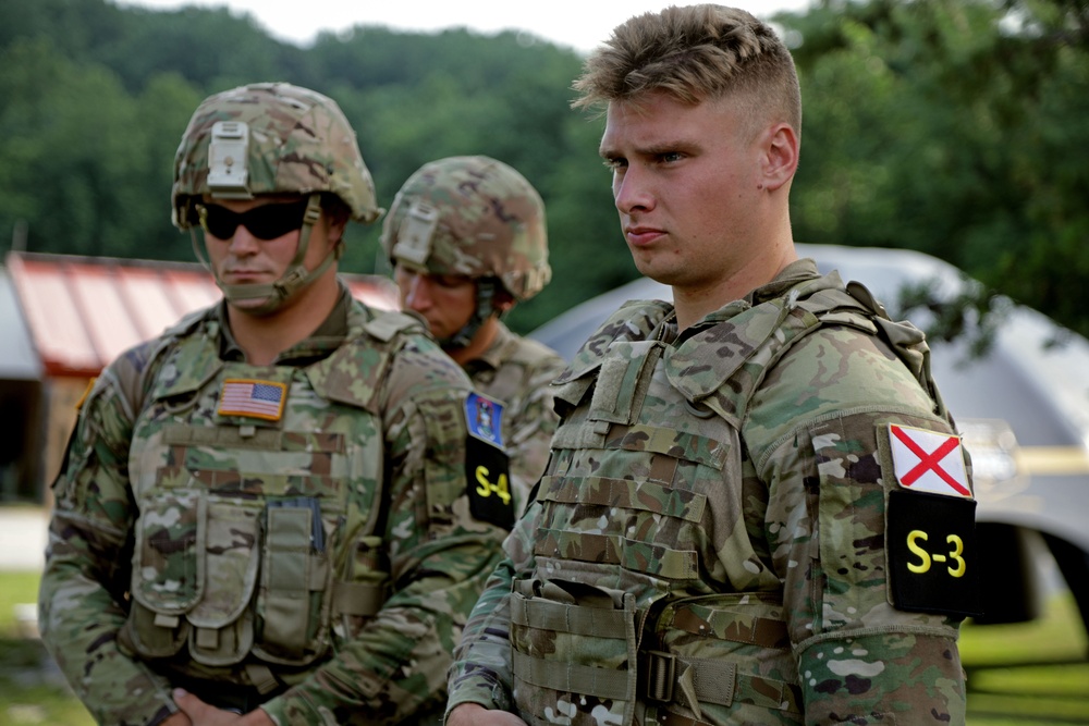 Spc. Jaden Hughes takes on Day 1 of the 2025 National Guard Best Warrior Competition