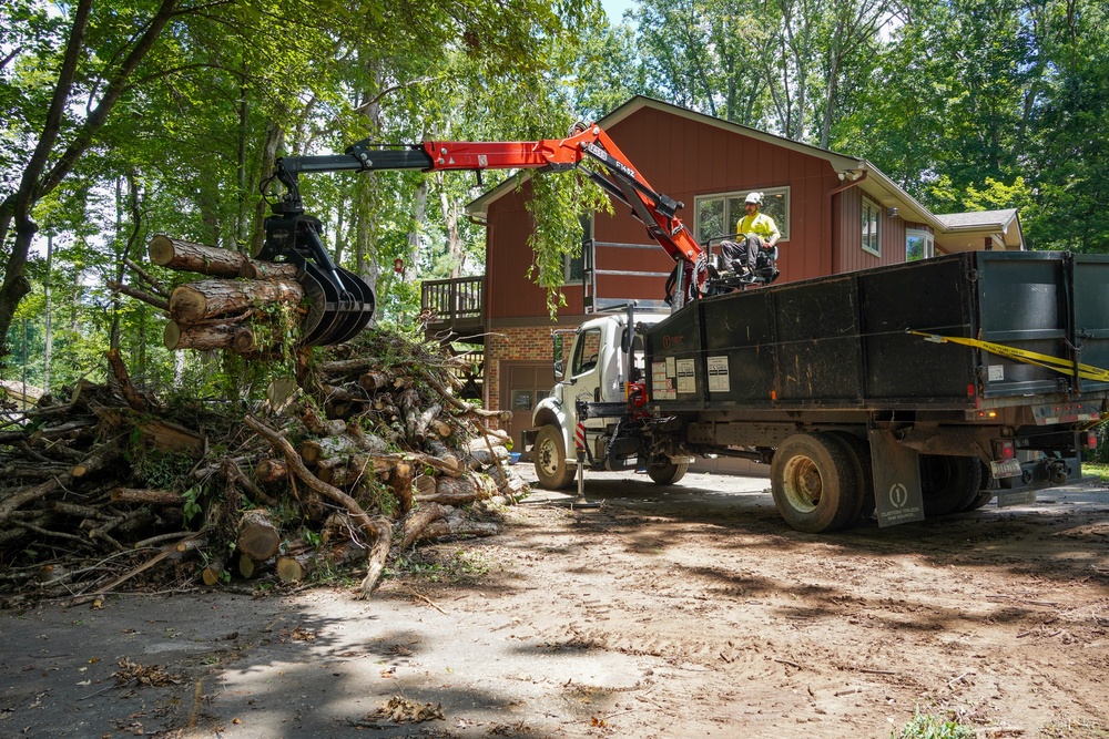Personal Property Debris Removal continues in Buncombe County, North Carolina