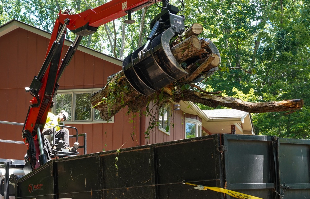 Personal Property Debris Removal continues in Buncombe County, North Carolina