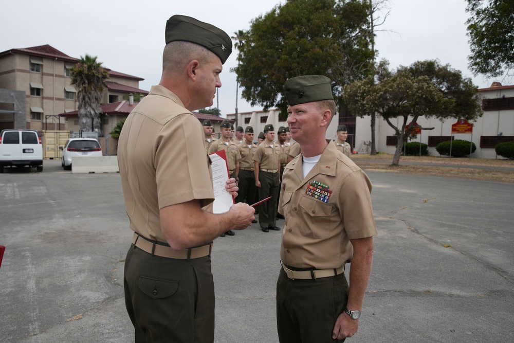 11th MEU Marines receive awards for their dedicated service